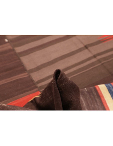 Tappeto Kilim Vintage Persia 203x400 Marrone Ro