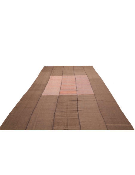 Rug Kilim Vintage Persia 227x405 Brown Sienna