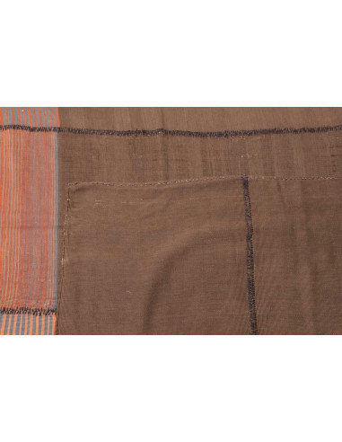Tappeto Kilim Vintage Persia 227x405 Marrone Te