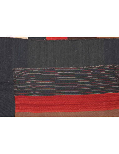 Rug Kilim Vintage Persia 188x274 Navy Blue Crea