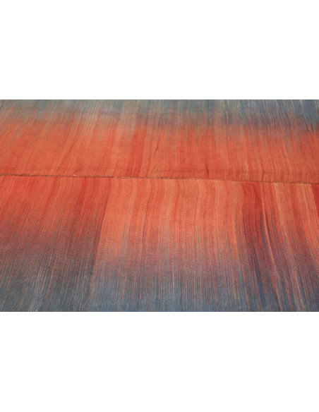 Rug Kilim Vintage Persia 260x387 Blue Terracott