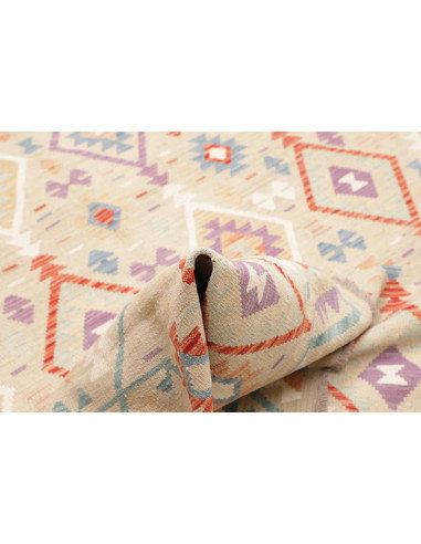 Tappeto Killim Afgahnistan 202x297 Beige Pastel