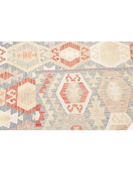 Rug Killim 201x292 Light Blue Peach