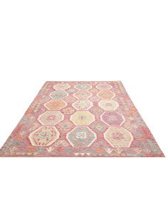 Rug Killim 201x290 Muted Mauve And Pastels 2
