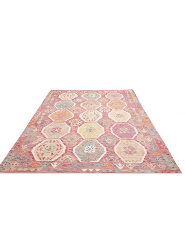 Tappeto Killim Afgahnistan 201x290 Malva Tenue
