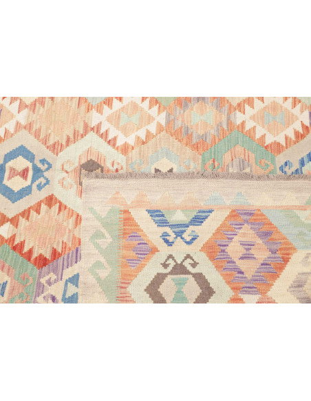 Rug Killim 211x300 Pastel Tones On A Cream Base