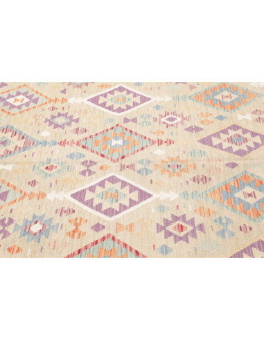 Rug Killim 204x302 Light Beige With Pastel Acce