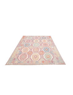 Rug Killim 174x245 Mauve Grey-lavender With Pas 2