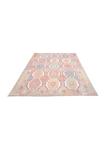 Rug Killim 174x245 Mauve Grey-lavender With Pas