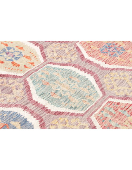 Rug Killim 174x245 Mauve Grey-lavender With Pas
