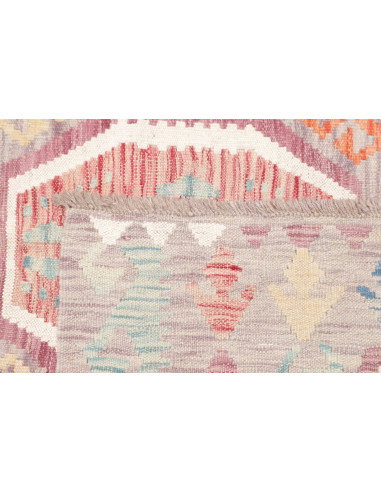 Rug Killim 174x245 Mauve Grey-lavender With Pas
