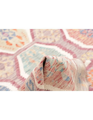 Rug Killim 174x245 Mauve Grey-lavender With Pas