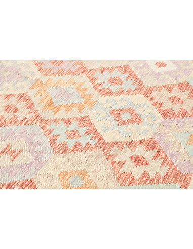 Rug Killim 170x244 Cream White With Pastel Acce