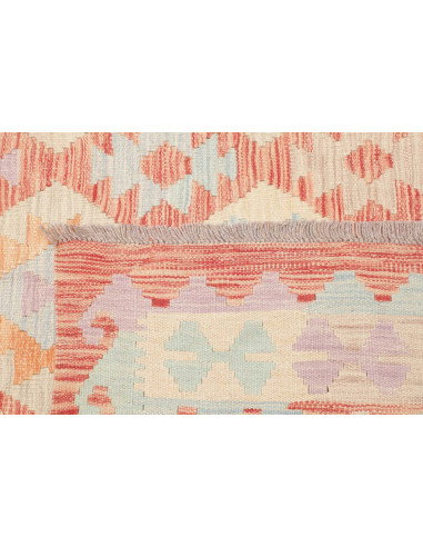 Rug Killim 170x244 Cream White With Pastel Acce