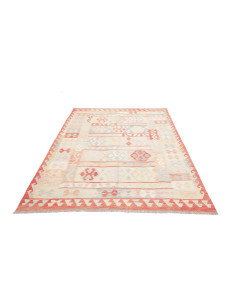 Rug Killim 174x246 Terracotta Light Blue 2