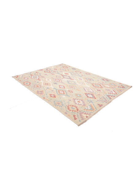 Rug Killim 178x240 Beige With Pastel Accents
