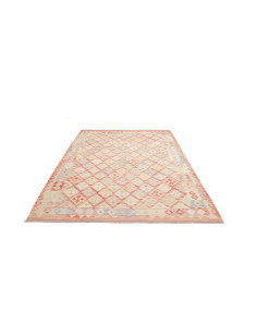 Tappeto Killim Afgahnistan 183x246 Crema Corall 2