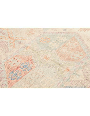 Rug Killim 177x246 Ivory With Pastel Accents (l