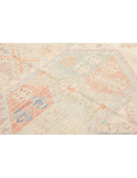 Rug Killim 177x246 Ivory With Pastel Accents (l