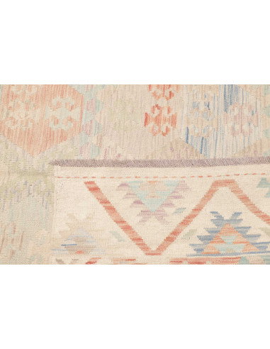 Rug Killim 177x246 Ivory With Pastel Accents (l