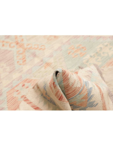 Rug Killim 177x246 Ivory With Pastel Accents (l