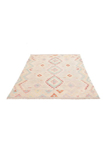 Tappeto Killim Afgahnistan 142x198 Beige Pastel