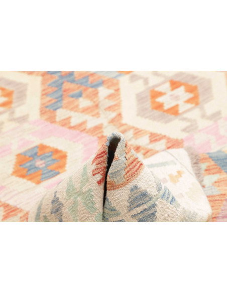 Rug Killim 157x201 Ivory Pastel (light Blue