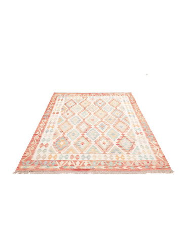 Rug Killim 148x197 Cream With Pastel And Terrac