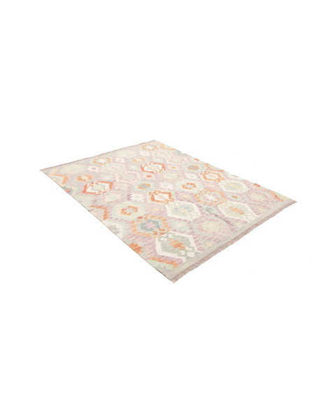 Rug Killim 150x197 Lavender Pastel Blue