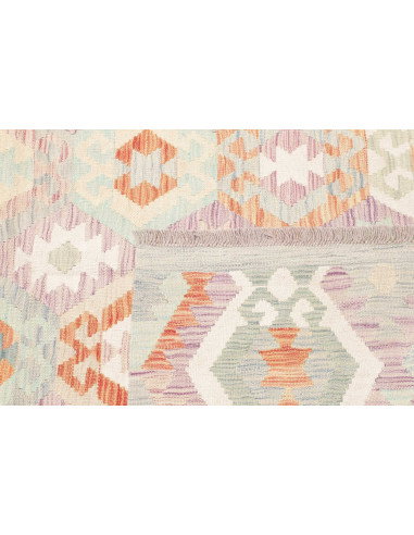 Rug Killim 150x197 Lavender Pastel Blue