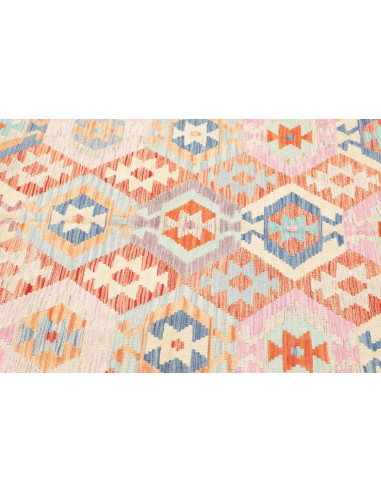 Rug Killim 154x200 Cream Pastel Blue
