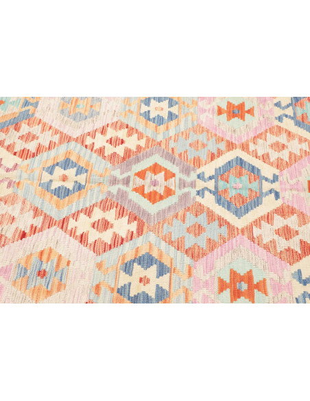 Rug Killim 154x200 Cream Pastel Blue