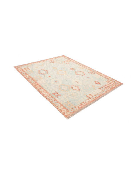 Rug Killim 153x196 Light Blue Cream