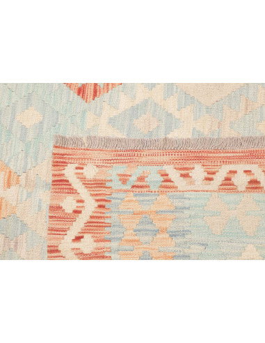 Rug Killim 153x196 Light Blue Cream