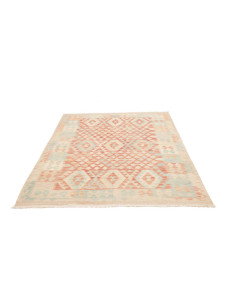 Rug Killim 154x192 Cream Terracotta 2
