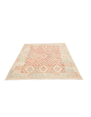 Rug Killim 154x192 Cream Terracotta