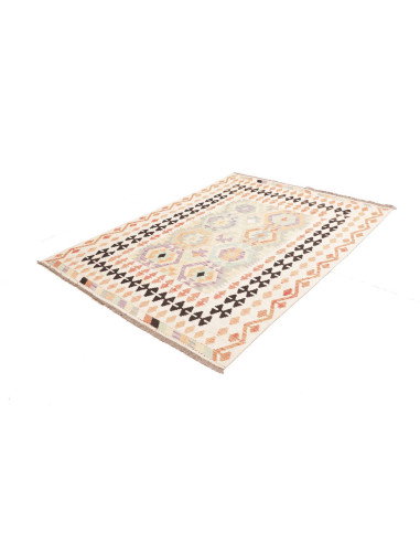 Rug Killim 150x196 Cream Peach