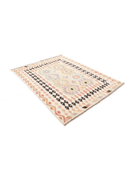 Rug Killim 150x196 Cream Peach