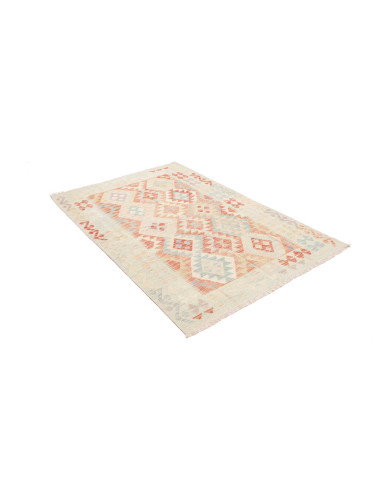 Rug Killim 124x181 Pale Mint Terracotta