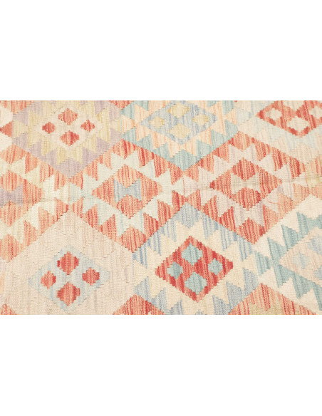 Rug Killim 124x181 Pale Mint Terracotta