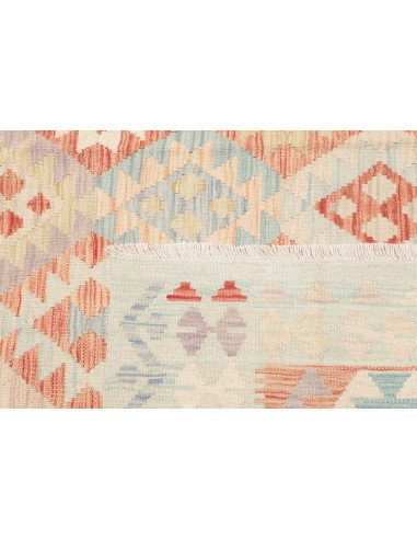 Rug Killim 124x181 Pale Mint Terracotta