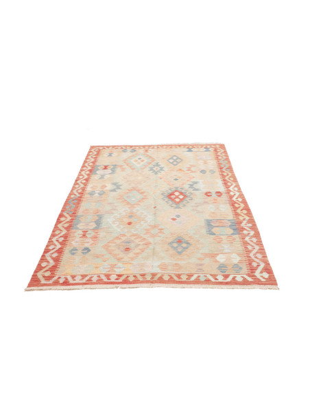 Rug Killim 127x190 Beige Terracotta