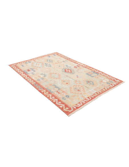 Rug Killim 127x190 Beige Terracotta