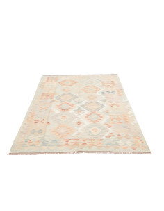 Rug Killim 122x179 Off-white Terracotta Orange 2