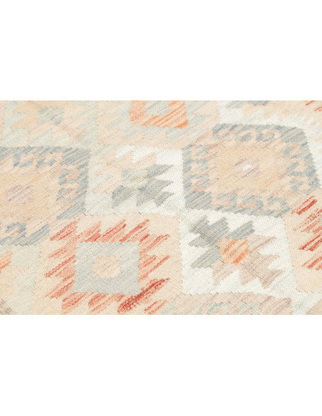 Rug Killim 122x179 Off-white Terracotta Orange