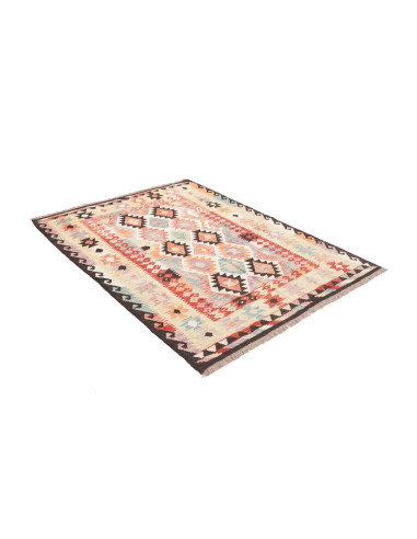 Rug Killim 137x180 Multi-colored Featuring Crea