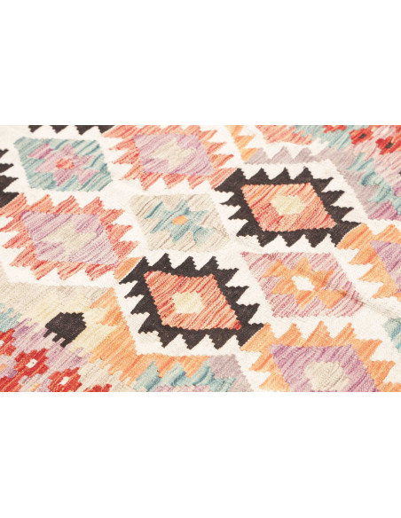 Rug Killim 137x180 Multi-colored Featuring Crea