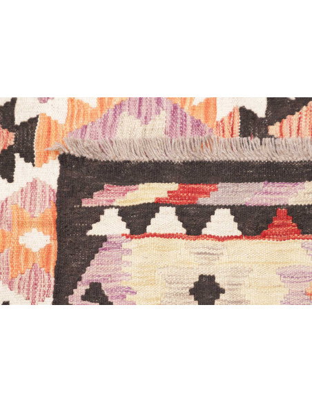 Rug Killim 137x180 Multi-colored Featuring Crea