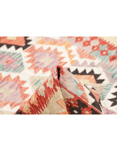 Rug Killim 137x180 Multi-colored Featuring Crea