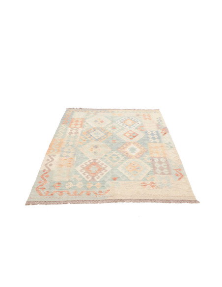 Rug Killim 125x183 Soft Blue Cream